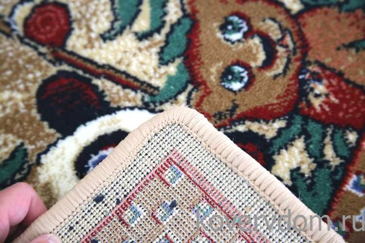 Детский ковер Джунгли бежевый